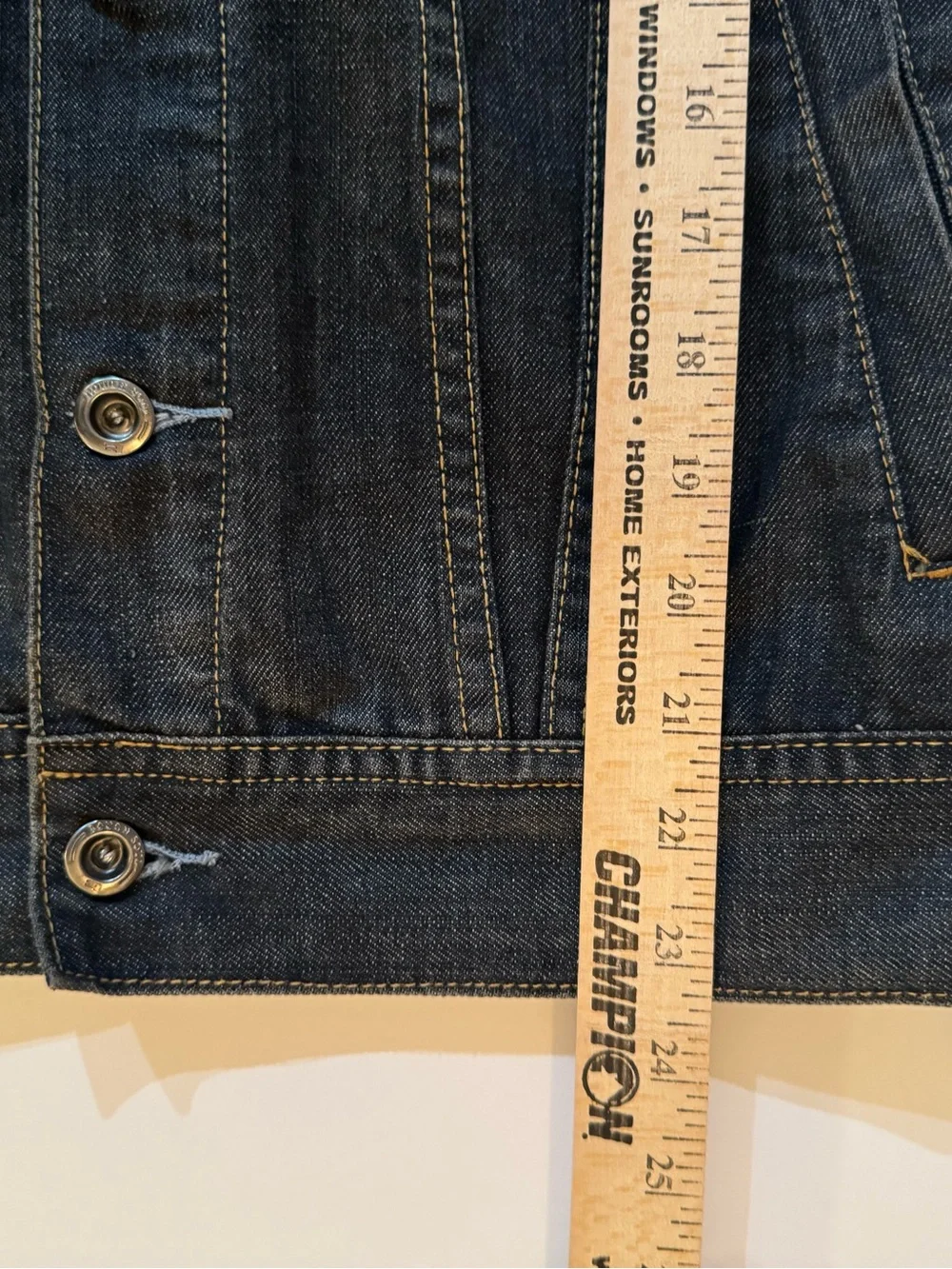 Vintage RG 512 Sleeveless Blue Jean Jacket - Picture 5 of 13